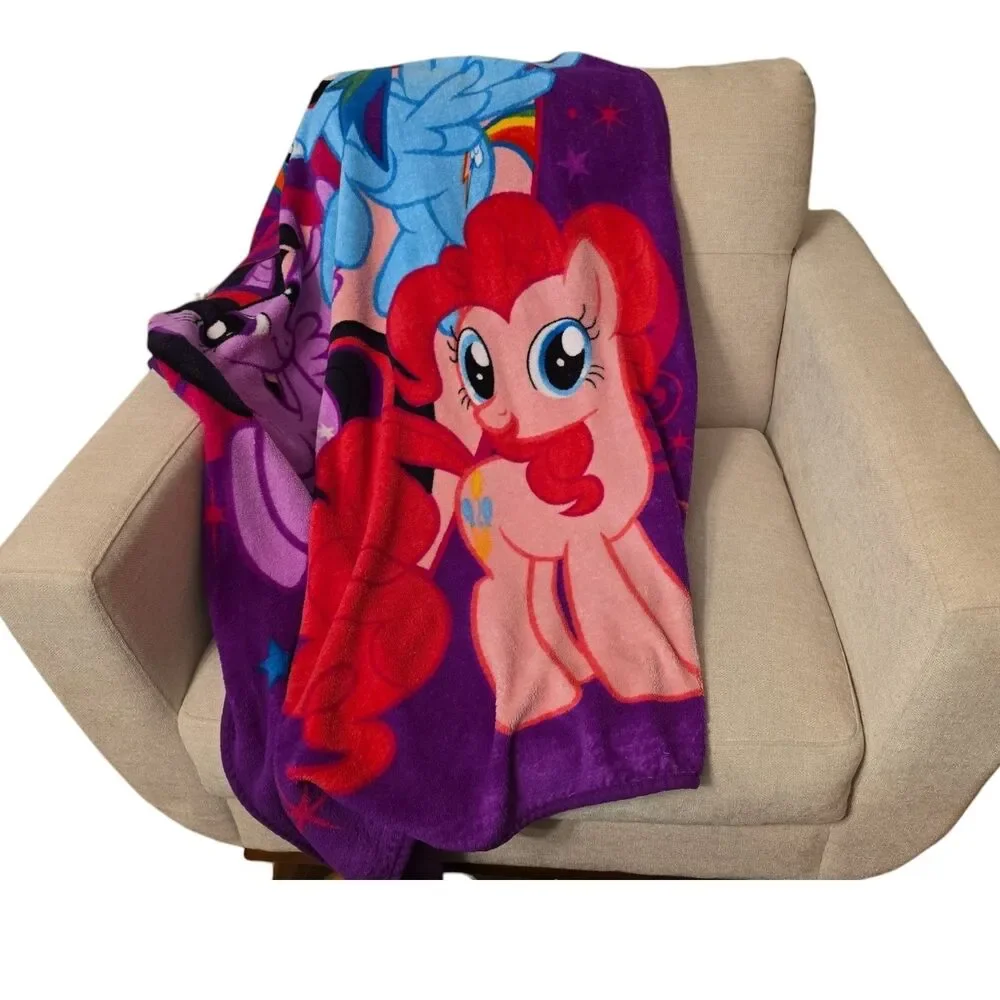My Little Pony MLP Best Friends Micro Raschel Super Plush Blanket 55